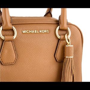 Michael Kors Bedford Medium Tassel Leather Satchel